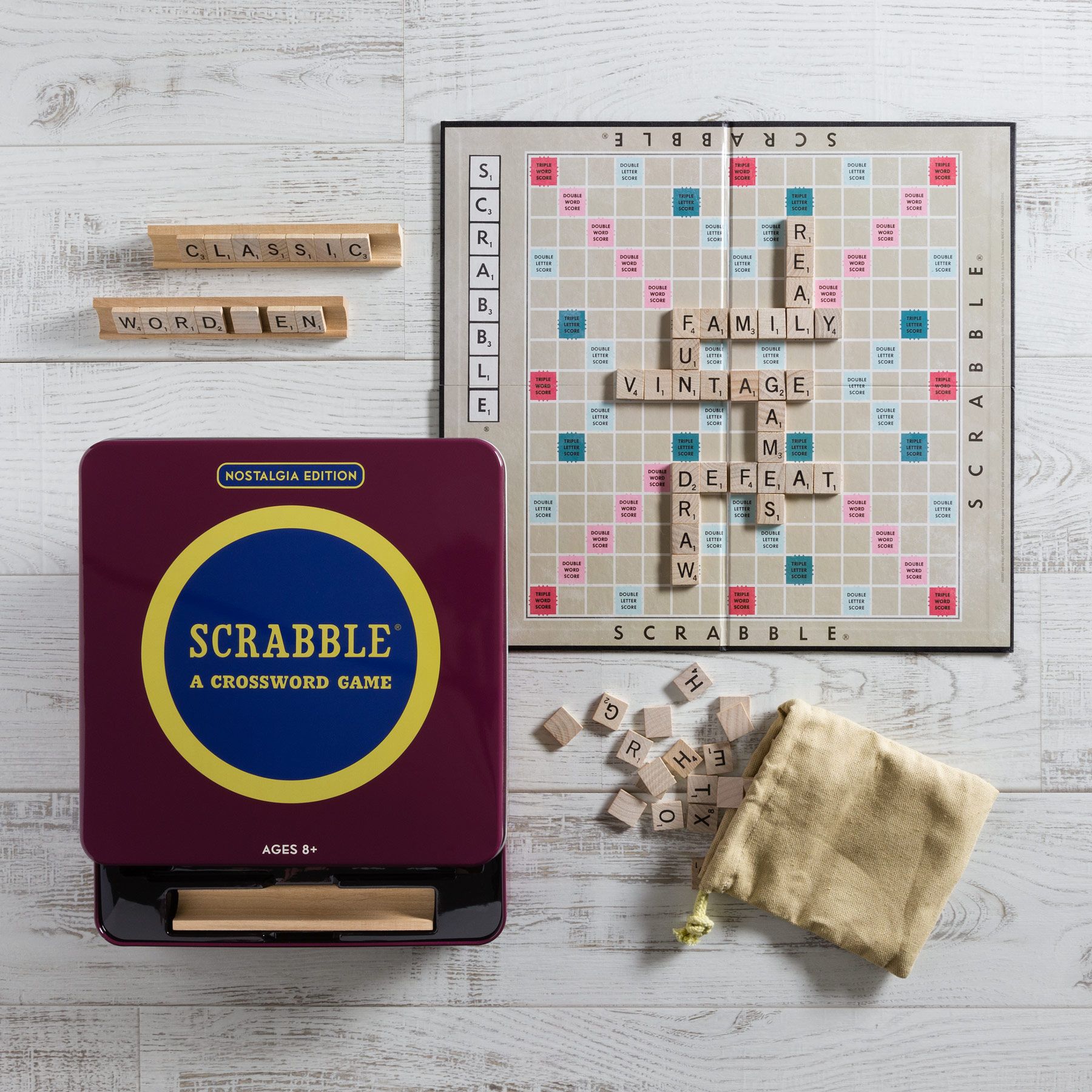 Nostalgia Tin Scrabble ⋆ Time Machine Hobby
