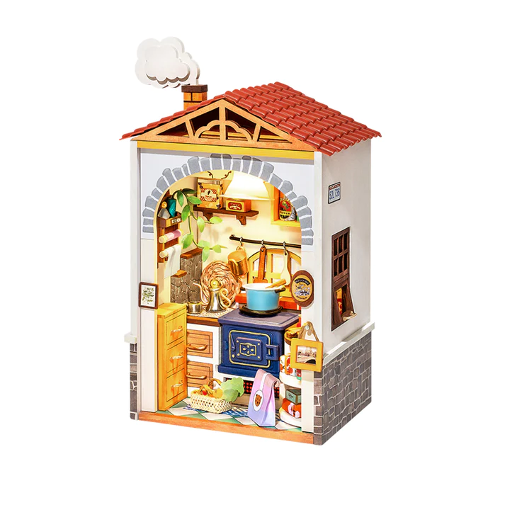 Mini House Machine DIY Miniature House Kit: Flavor Kitchen ⋆ Time Machine Hobby