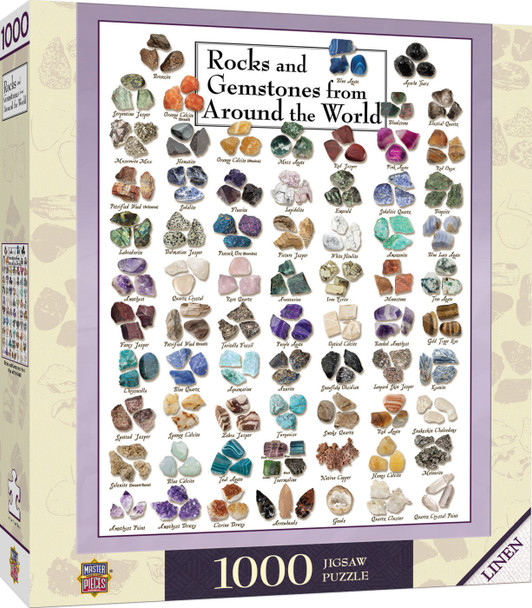 Rocks & Gemstones 1000pc ⋆ Time Machine Hobby