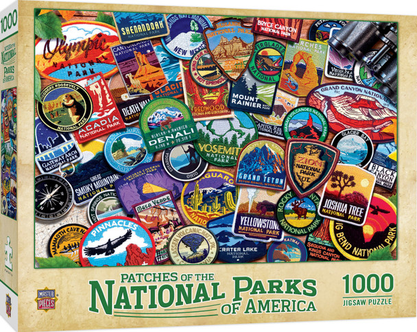 National Park Patches 1000pc ⋆ Time Machine Hobby