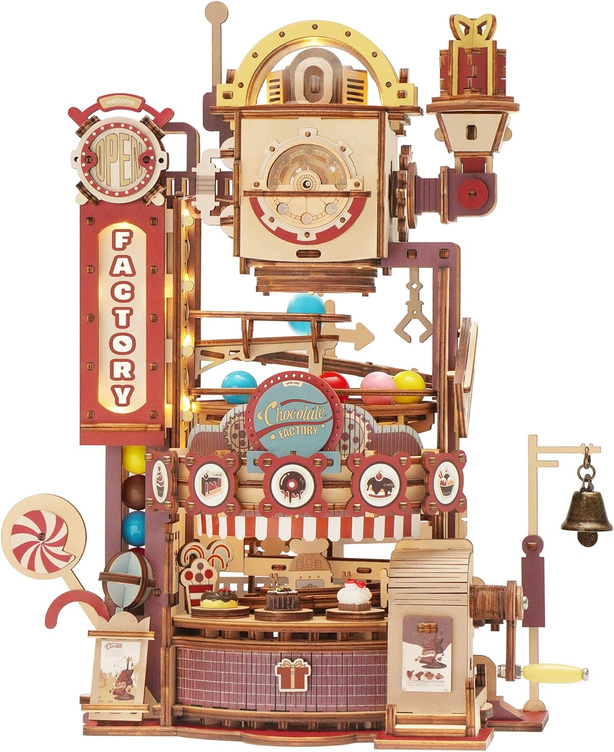 Chocolate Factory Marble Run ⋆ Time Machine Hobby